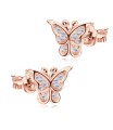 Beautiful Butterfly Silver Stud Earring STS-5883
